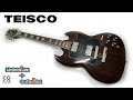 1970年代のビンテージギターを綺麗にしました/TEISCO SGタイプ