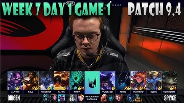 Origen vs Splyce | Game 1 W7D1 LES/EULCS 2019 Spring | OG vs SPY - Patch 9.4