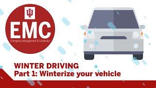 Winter driving part 1: Winterize your vehicle