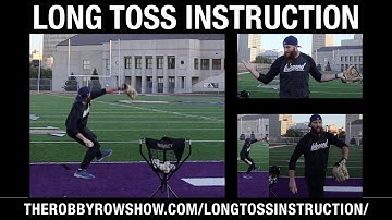 Long Toss Session + Instruction | ROBBY ROWLAND