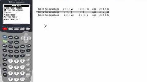 6.0.5b Vector Equations of Lines - Skew