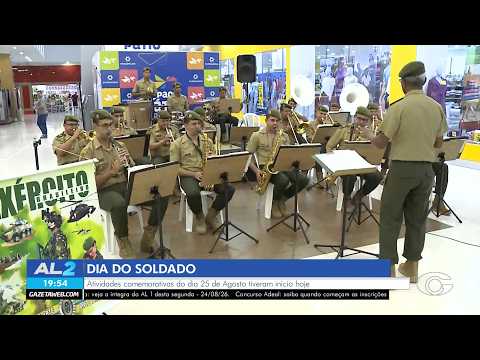 Atividades do Dia do Soldado começam em Alagoas nesta segunda-feira - 24/08/2026