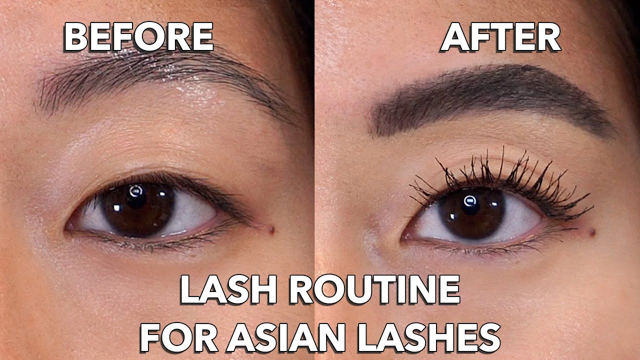 HOW I KEEP STRAIGHT ASIAN LASHES CURLED ALL DAY | Lash Routine -