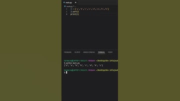 Trier une liste en python #coding #python #programming