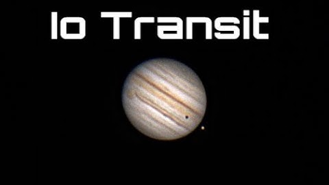 Io Moon Shadow Transit: Timelapse and Capture