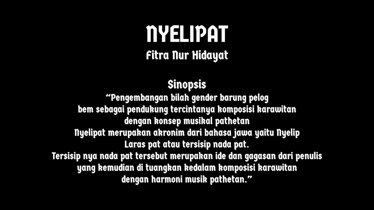 Tugas Akhir Penciptaan 