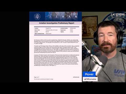 Arizona Dps Crash Update - Ntsb Preliminary Findings