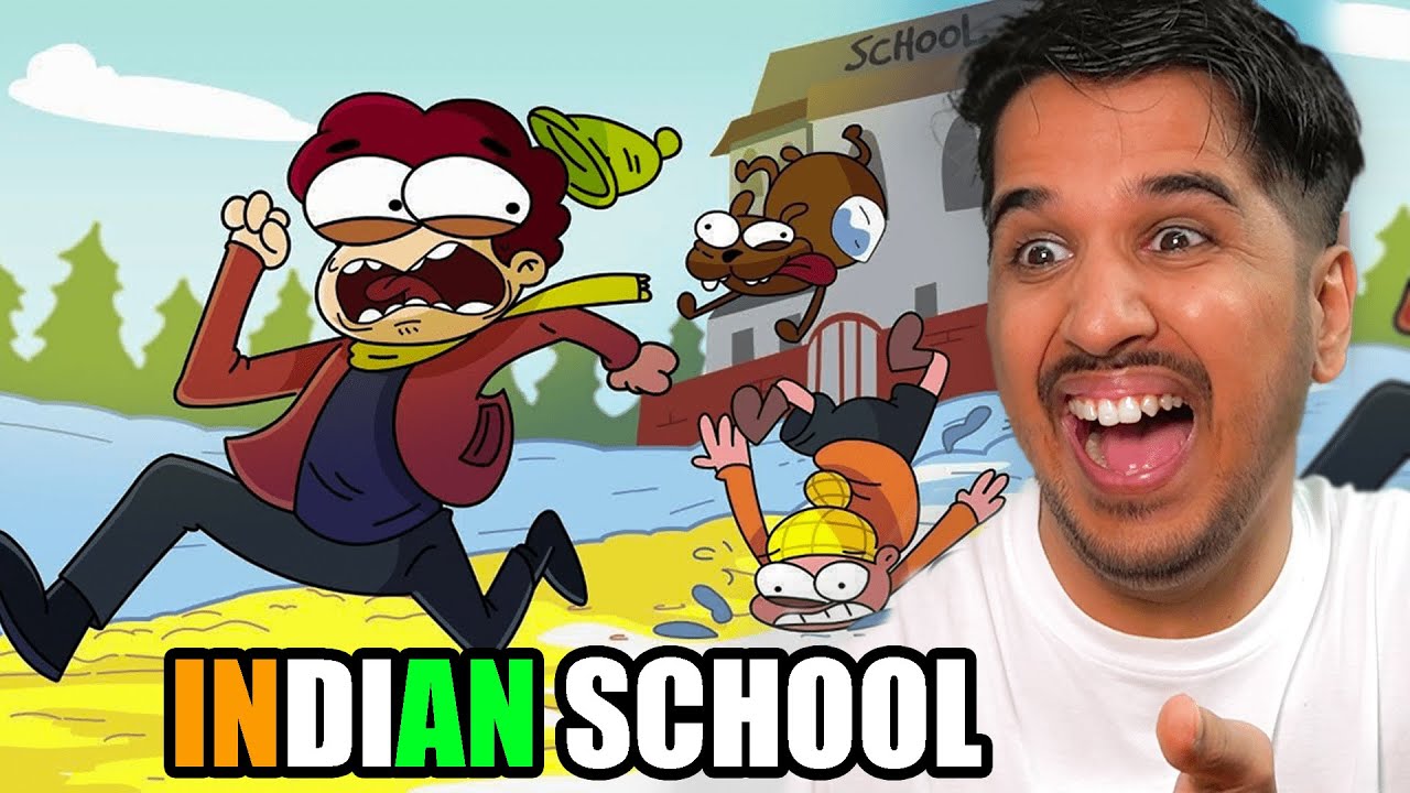 AmitBhai Reacting On INDIAN SCHOOL by @NOTYOURTYPE - YouTube