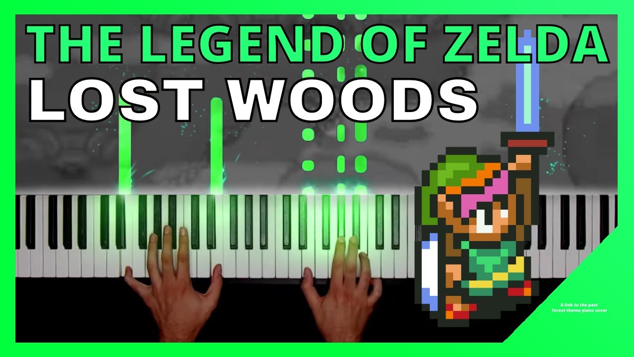 Lost Woods from Legend of Zelda: Easy Piano Tutorial - TILvids