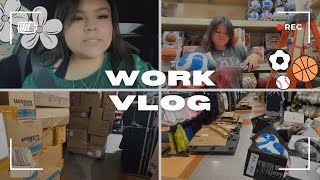 Spend a Work Day with me at DICK'S Sporting Goods!!! working a truck shift @ 4am