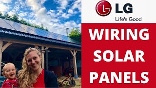 WIRING SOLAR PANELS IN SERIES PARALLEL: OFF GRID solar power system