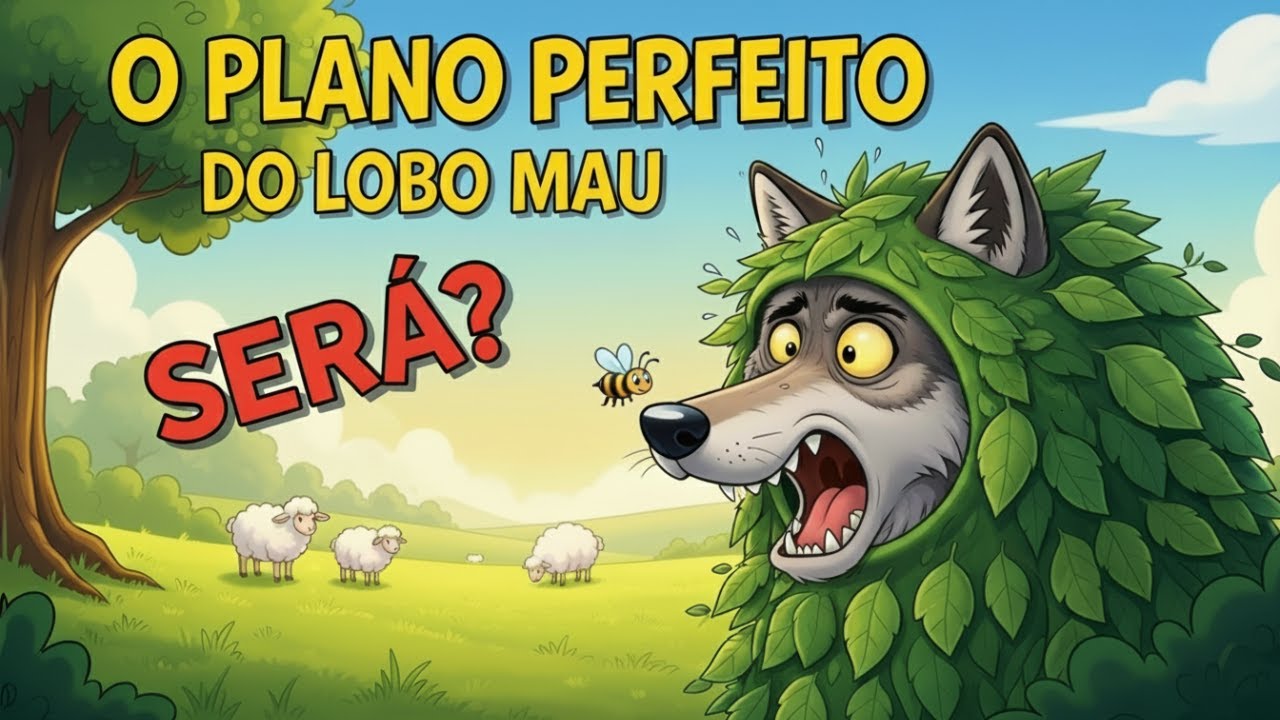 O LOBO MAU e a OVELHINHA Gentil | História Infantil Completa com Música | Desenho Animado