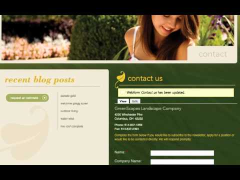 Editing The Contact Form