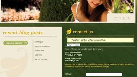 Editing The Contact Form