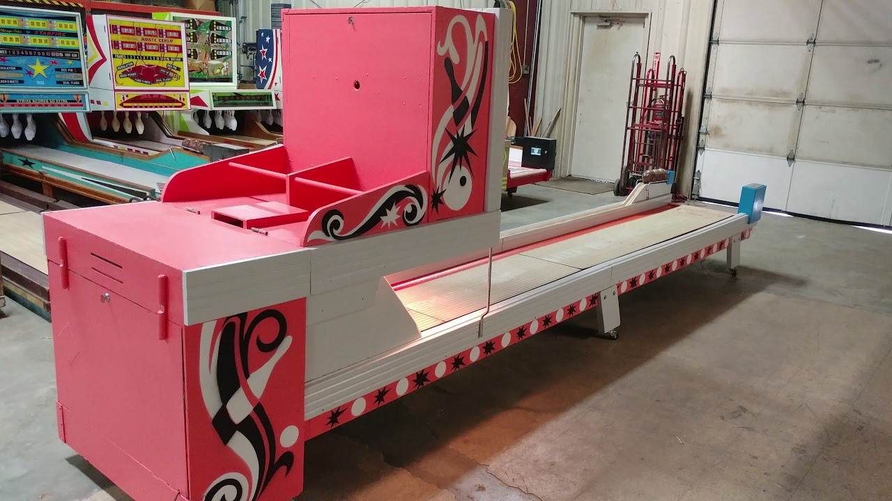 1963 Chicago Coin Official Spare Lite Big Ball Bowler Bowling Machine