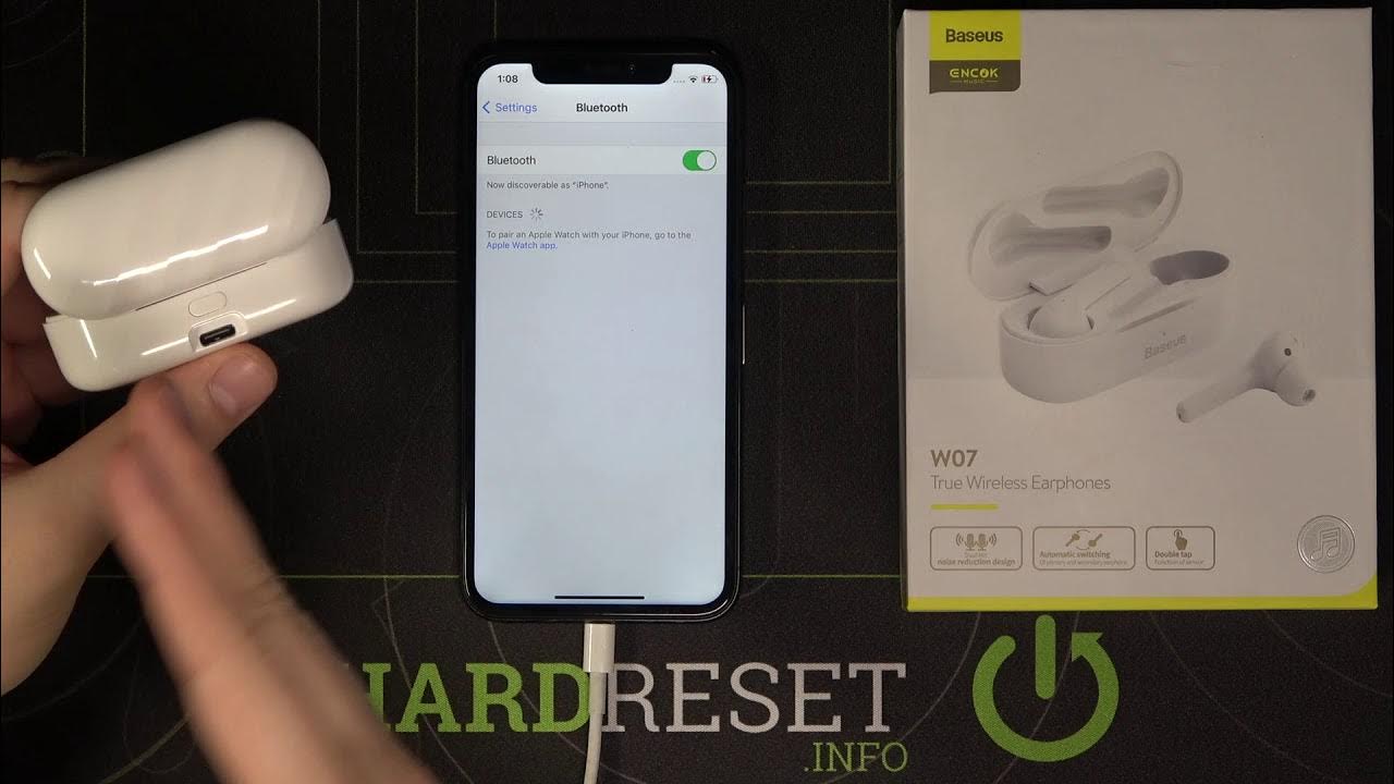 How to Connect Baseus Encok S09 to iPhone Pair Bluetooth Devices YouTube