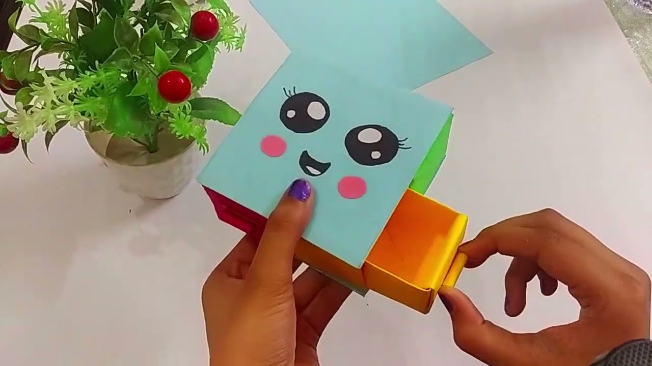 Diy Origami Drawer Box / Easy Tutorial/ Desk Organizer BY Jiya Unique ...