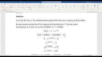 Actuarial SOA Exam P Sample Question 256 (once 330) Solution