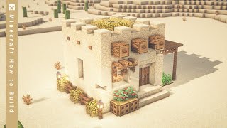 Minecraft | How to Build a Small Desert House