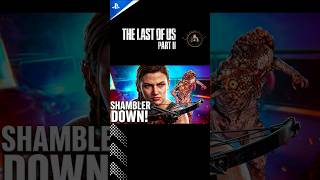 Abby vs shambler - brutal combat #thelastofus2remastered #gaming #shorts