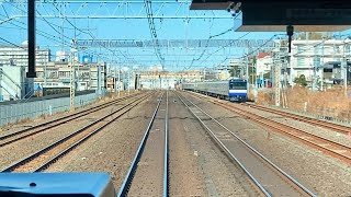 前面展望横須賀線鎌倉→横浜　cabview Japanrailway Yokosuka Line Kamakura→Yokohama