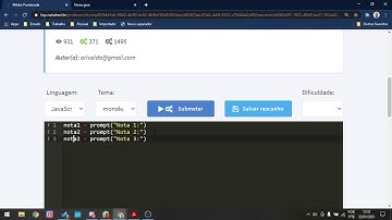 Exercício LoP: Média Ponderada