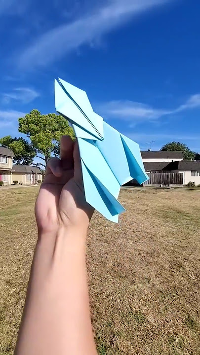 New #paperairplane test flight - X-men Plane - SUPER FAST & FAR!