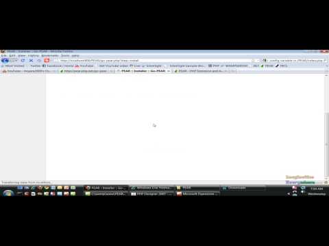 PEAR Video Tutorial 8 Installing and Using the PEAR Webbased Package Manager