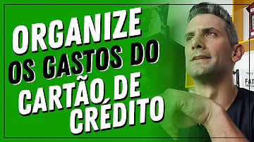 Como organizar as contas do cartão de crédito?