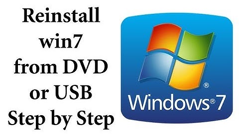 How to install windows 7 from CD, DVD or USB step by step (Urdu/Hindi)