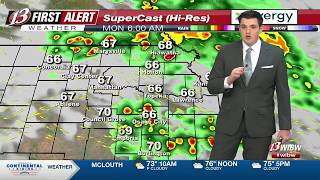 Occasional Rain Chances Continue This Week, Temperatures Trend Near Normal