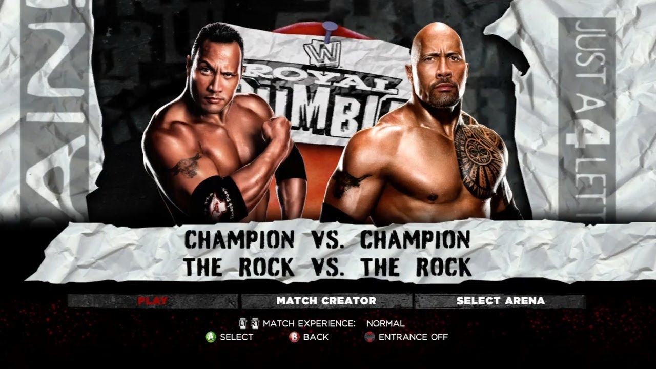 wwe rock matches free download