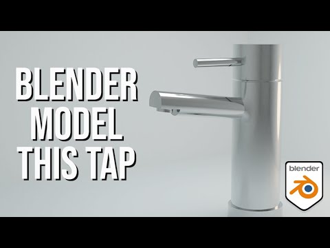 HOW TO MODEL A MODERN TAP IN BLENDER - BLENDER MODELING TUTORIAL