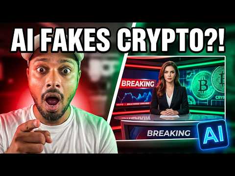 AI Made a FAKE Crypto Anchor... This Should Scare You | Google Veo  3.1