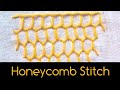 Honeycomb Stitch -01 // basic hand embroidery stitches