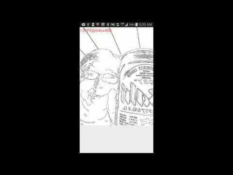 Cannyエッジ検出をスマホでやってみた