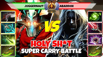 JUGGERNAUT (Carry) vs ABADDON (Carry) - Epic Battle Of Immortal Rank Dota 2 Players - Z Dota 2