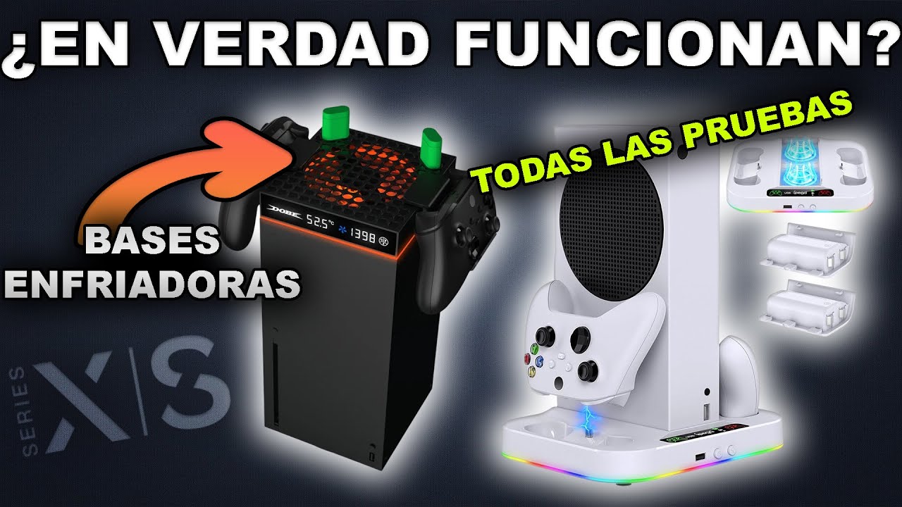 ¿EN VERDAD FUNCIONAN LAS BASES ENFRIADORAS PARA XBOX SERIES S | X? TODAS LAS PRUEBAS