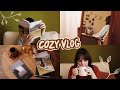 🍂 cozy vlog: unboxing, lendo a menina do outro lado e duas caixas cheia de livros da darkside books