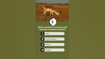 What is a group of gazelles called? #GazelleQuiz