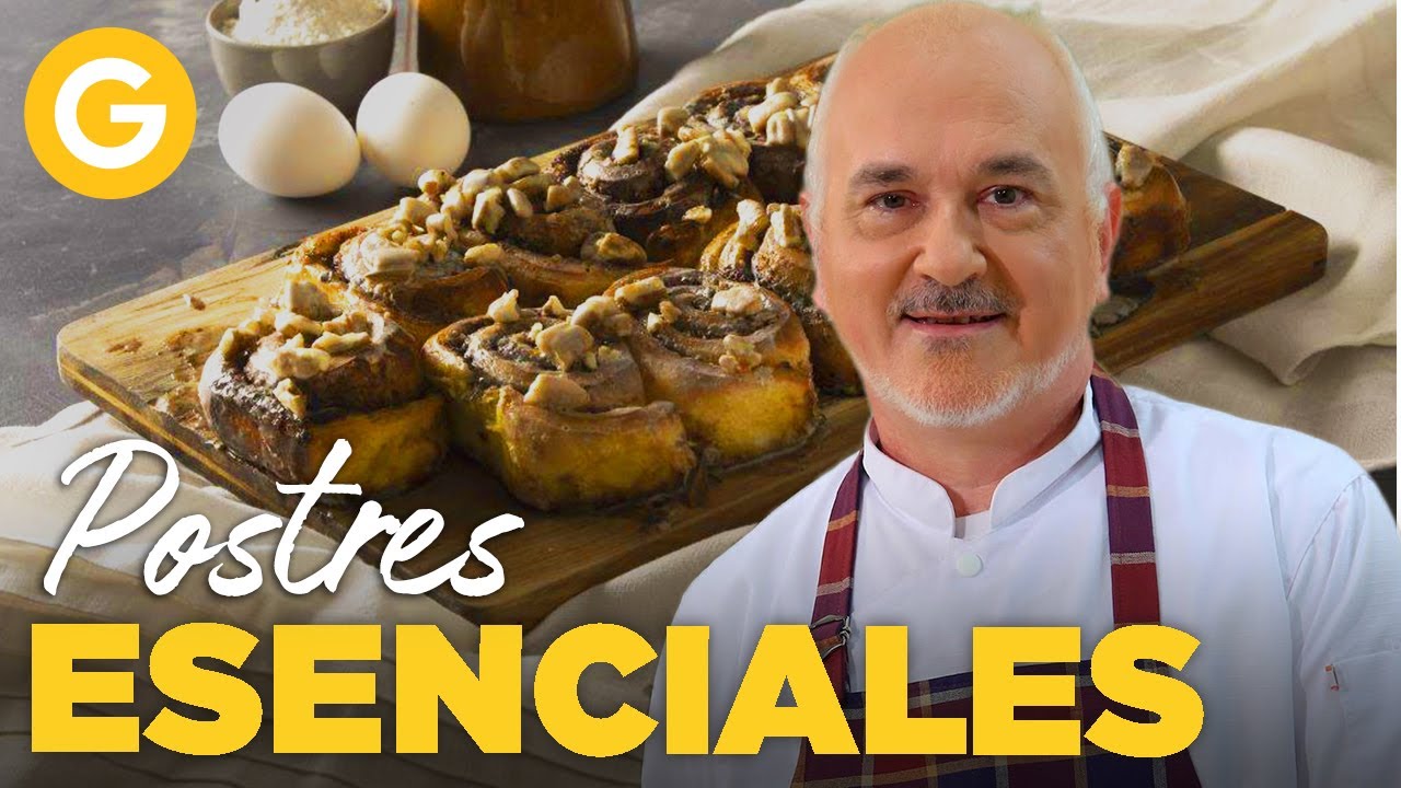 Postres Esenciales: Rollos de Canela, Cheesecake y Brownies | Osvaldo Gross  | El Gourmet - YouTube