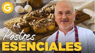 Postres Esenciales: Rollos de Canela, Cheesecake y Brownies | Osvaldo Gross | El Gourmet