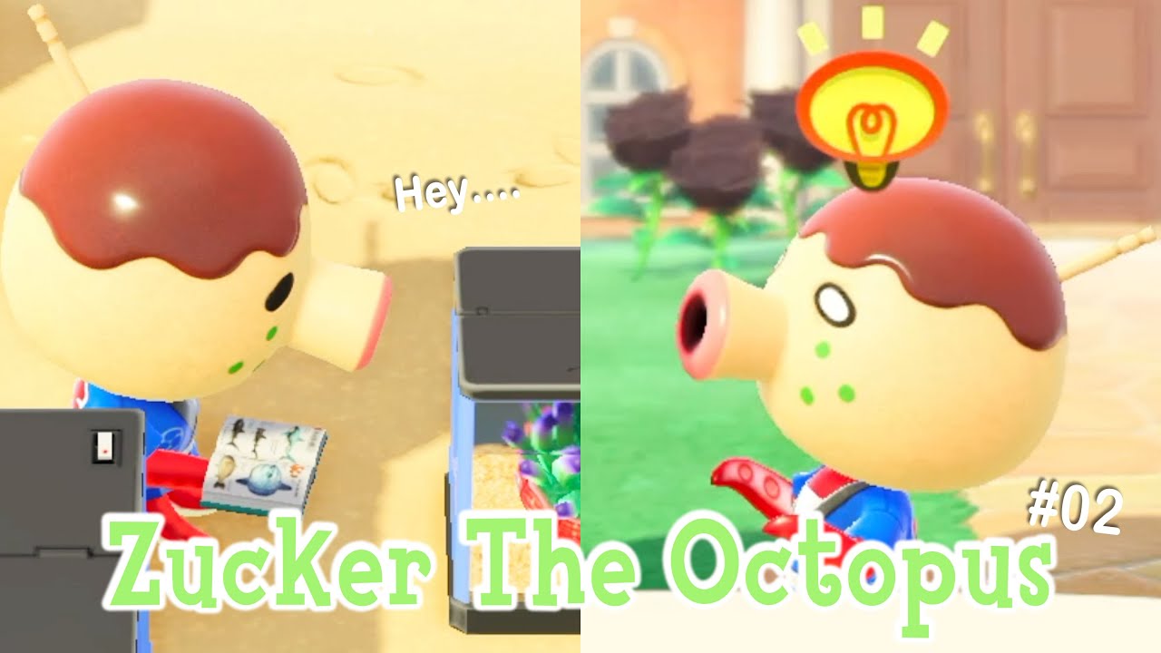 Zucker The Octopus 02 Lazy Villager Singing Compilation Animal