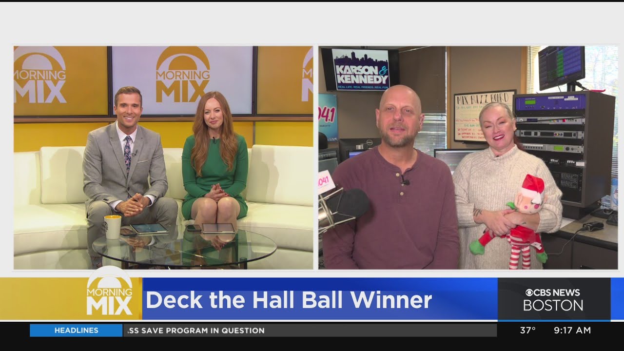 Karson and kennedy announce deck the hall ball contest winner youtube