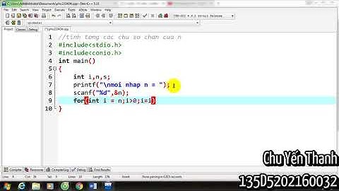 Bài 20 - Hãy tính tổng các chữ số chẵn của số nguyên dương n