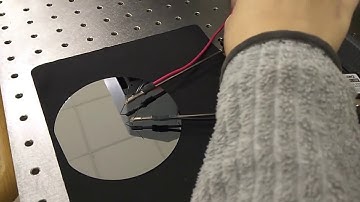 2 point probing on Silicon wafer for measuring electrical conductivity