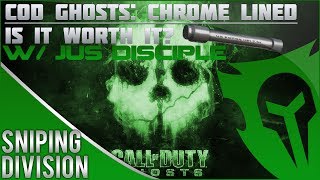 CoD Ghosts - Chrome Barrel, Is it worth it? W/ Jus Disciple