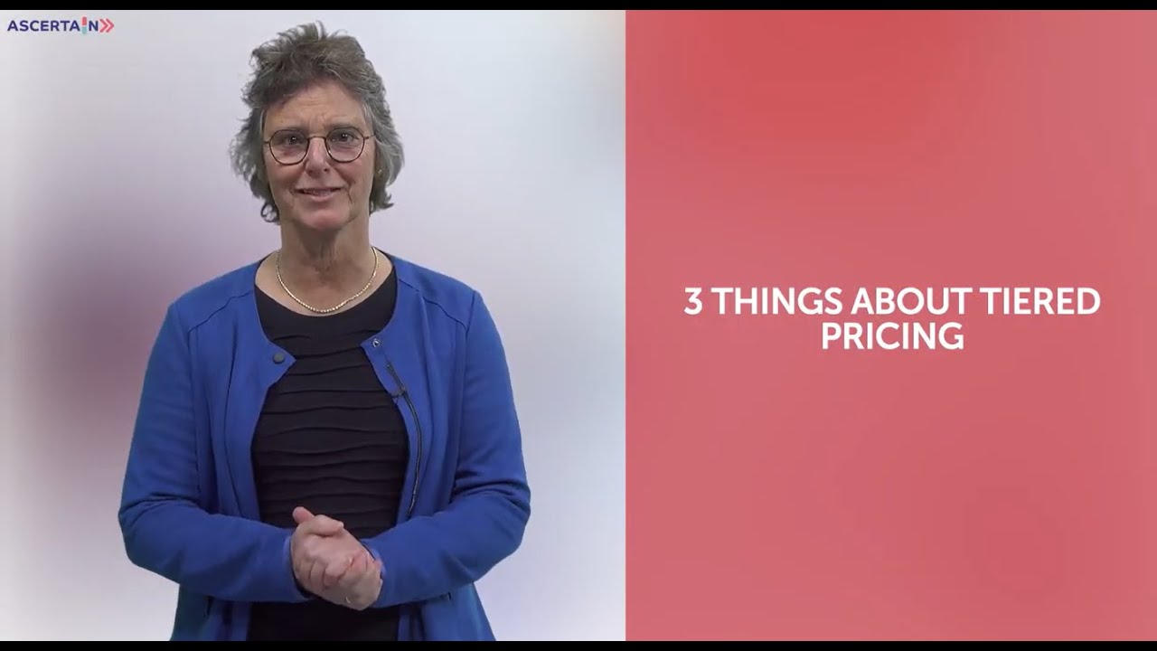 3 Things About Tiered Pricing