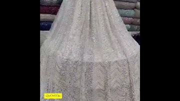 New design Turkish work cutdana net fabric #qiratcollection #viralvideo #viral #netfabric #Turkish