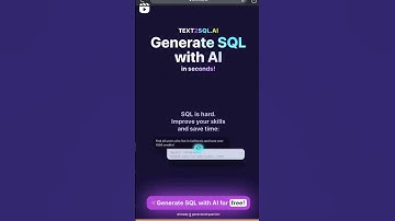 Use this AI to write SQL code #sql #ai #coding #software #trending #trendingshorts   @codingwall